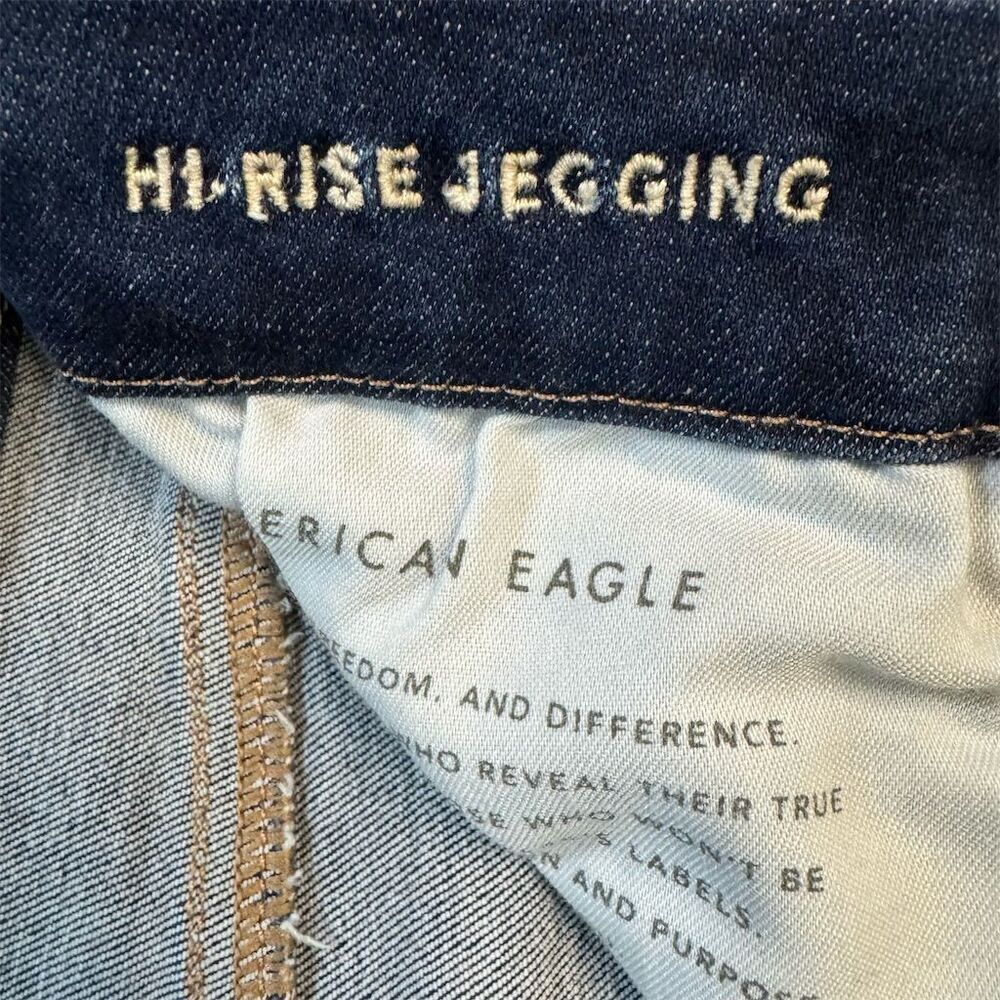 American Eagle Hi-Rise Jegging Jeans Women's Size 6 - Picture 5 of 10